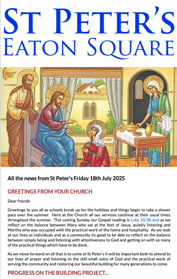 Latest Parish Newsletter