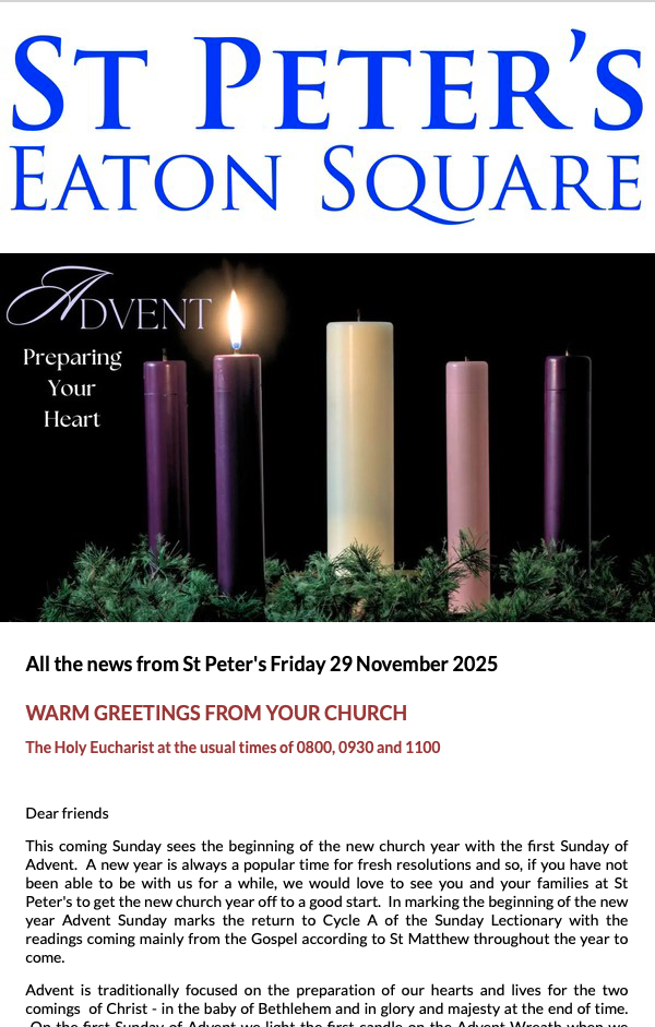 Latest Parish Newsletter