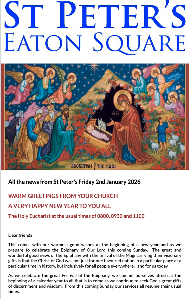 Latest Parish Newsletter