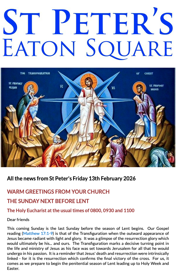 Lates Parish Newsletter