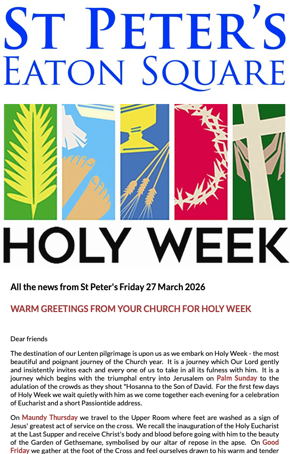 Latest Parish Newsletter