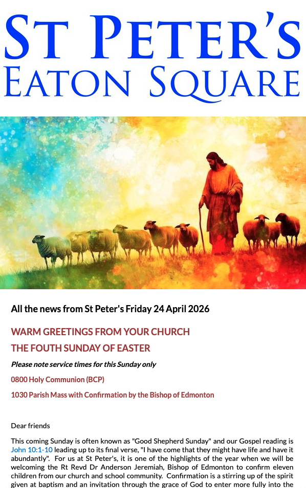 Latest Parish Newsletter
