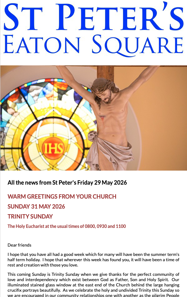 Latest Parish Newsletter