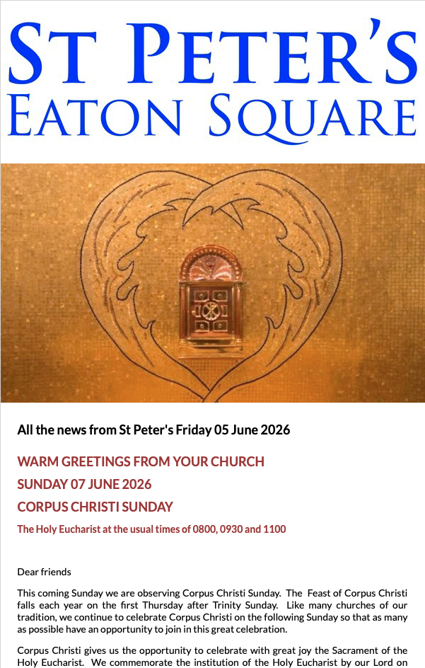 Latest Parish Newsletter
