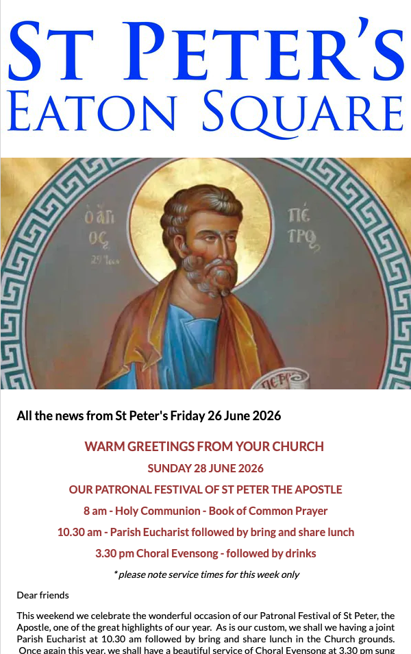 Latest Parish Newsletter