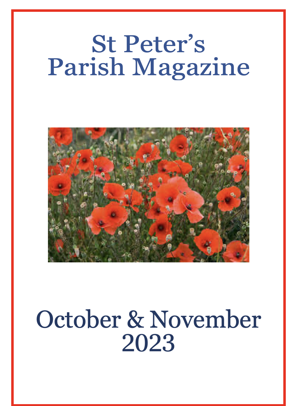 October & September Parish Magazine